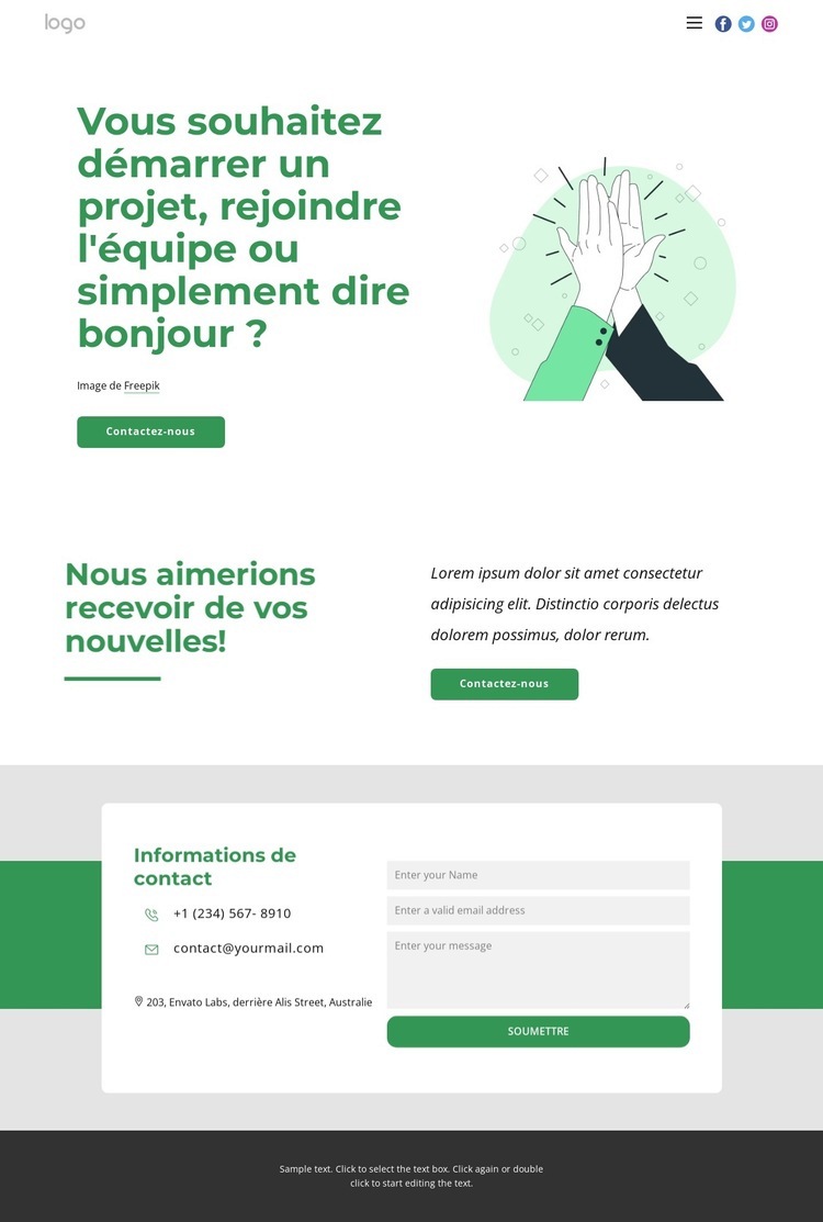 Nous travaillons avec des clients incroyables Créateur de site Web HTML