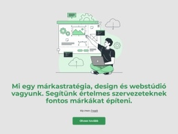 Mi Egy Márkastratégiai Stúdió Vagyunk CSS-Elrendezési Sablon