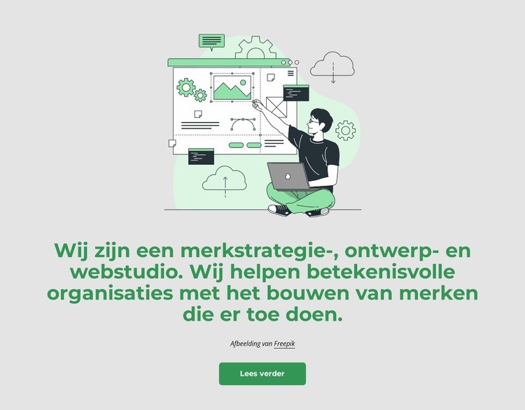 Wij zijn een merkstrategiestudio Bestemmingspagina