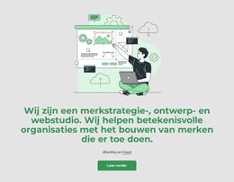 Wij Zijn Een Merkstrategiestudio - Ultiem WordPress-Thema