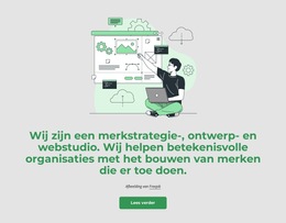 Wij Zijn Een Merkstrategiestudio - Sjabloon Voor Bestemmingspagina'S