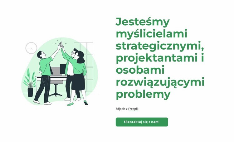 Potrafimy rozwiązywać problemy Kreator witryn internetowych HTML