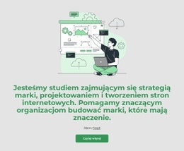 Gotowy Do Użycia Projekt Witryny Dla Jesteśmy Studiem Strategii Marki