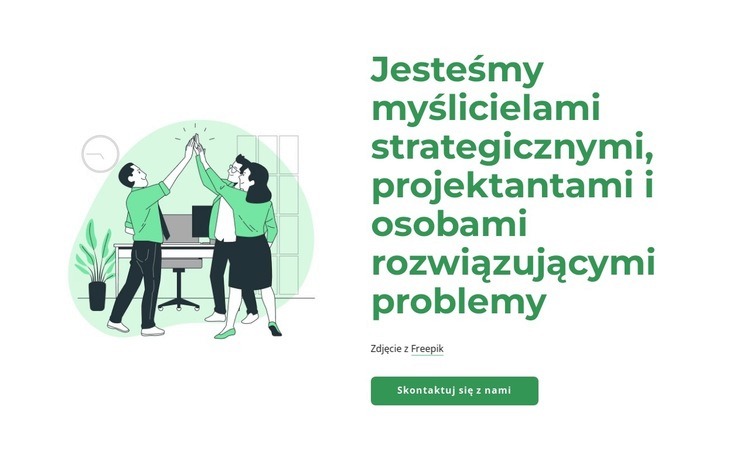 Potrafimy rozwiązywać problemy Projekt strony internetowej