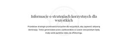 Tekst Na Logotypie - Pobranie Szablonu Strony Internetowej