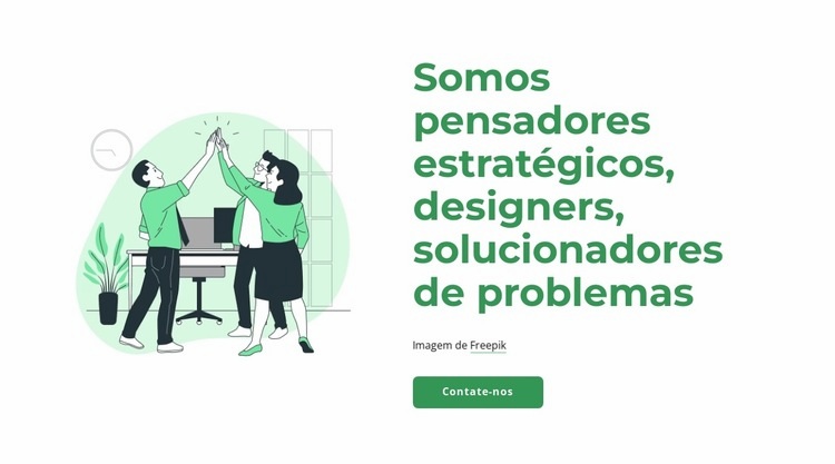 Somos solucionadores de problemas Design do site