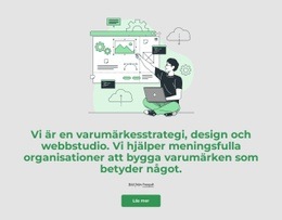 Webbdesign För Vi Är En Varumärkesstrategistudio