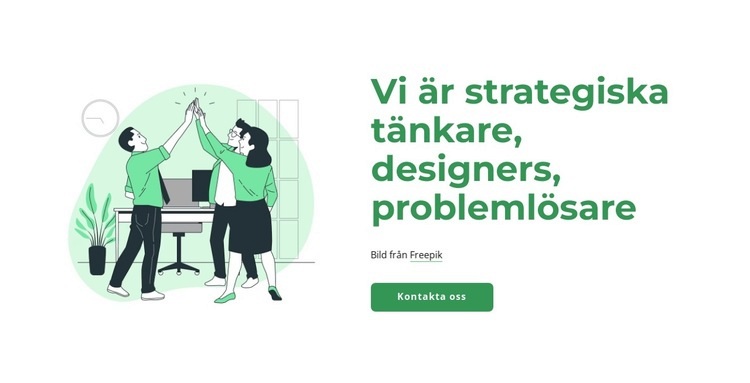 Vi är problemlösare HTML-mall