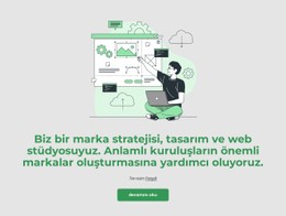 Biz Bir Marka Stratejisi Stüdyosuyuz CSS Düzeni Şablonu