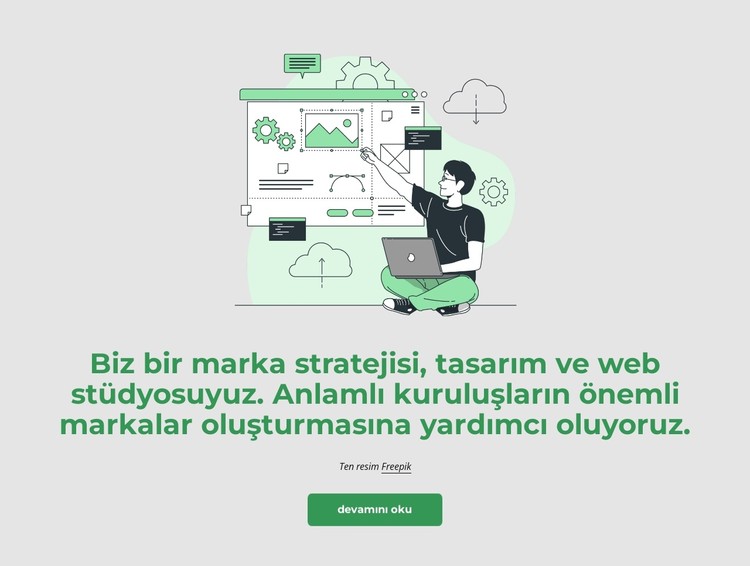 Biz bir marka stratejisi stüdyosuyuz CSS Şablonu