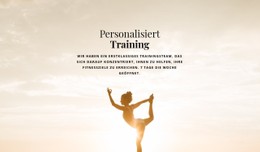 Zertifizierte Personal Trainer Responsive CSS-Vorlage