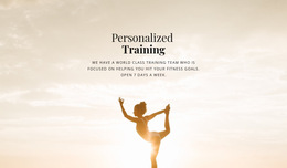 Prachtige HTML5-Sjabloon Voor Gecertificeerde Personal Trainers