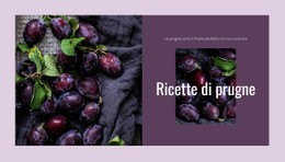 Ricette Di Prugne - Miglior Modello HTML5