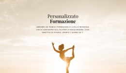 Splendido Modello HTML5 Per Personal Trainer Certificati