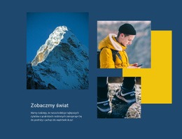 Najbardziej Kreatywna Strona Docelowa Dla Górskie Szczyty