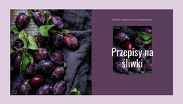 Przepisy Na Śliwki - Układ Strony HTML