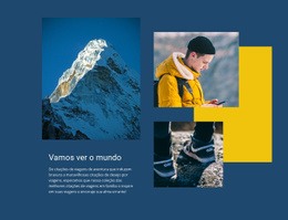 Picos De Montanhas - HTML Generator Online