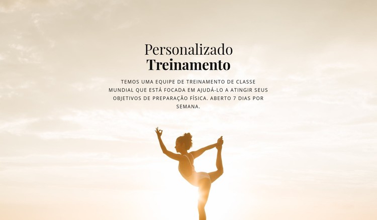 Personal trainers certificados Template CSS