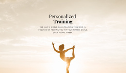 Certified Personal Trainers - Free Website Template