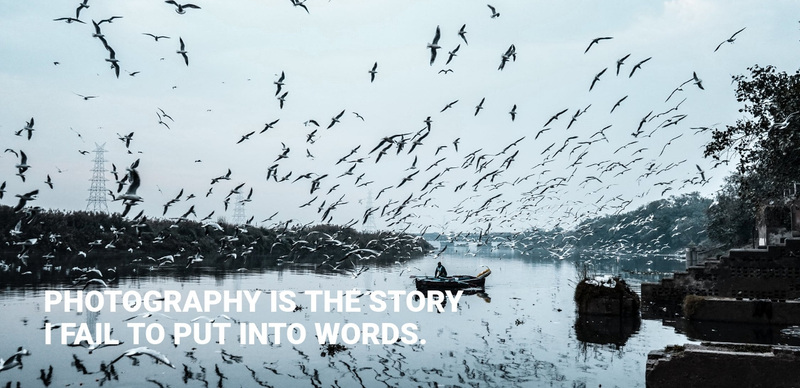 Photography is the story Web Page Design