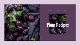 Plum Recipes