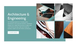 Architecture And Engineering Clean And Minimal Template