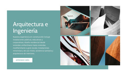 Arquitectura E Ingenieria: Plantilla De Sitio Web Premium Para Empresas