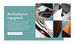 Architettura E Ingegneria - Sito Web Gratuito Di Una Pagina