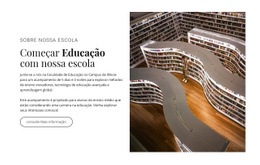 Melhor Biblioteca - Modelos De Sites