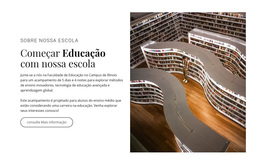 Melhor Biblioteca - Modelo WordPress