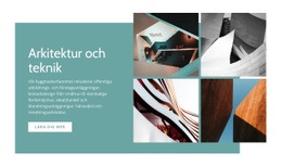 Arkitektur Och Teknik - Gratis HTML-Mall