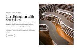 Best library - WordPress Theme by Nicepage