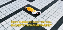 Harness-Basierte Zusammenarbeit Kostenlose CSS-Websitevorlage