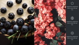 El Menú Más Saludable Maqueta De Sitio Web