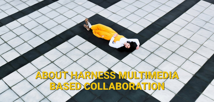 Harness based collaboration Joomla Template