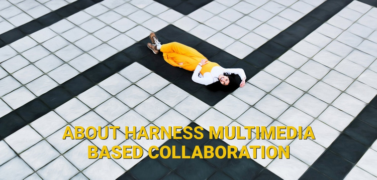 Harness based collaboration Website Mockup