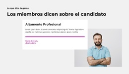 Miembro Del Partido Del Congreso - HTML Website Builder