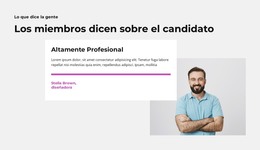 Miembro Del Partido Del Congreso: Plantilla Web HTML