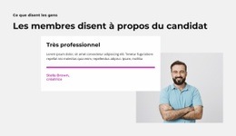Superbe Conception Web Pour Membre À La Fête Du Congrès