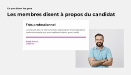 Membre À La Fête Du Congrès - Modèle Joomla Ultime