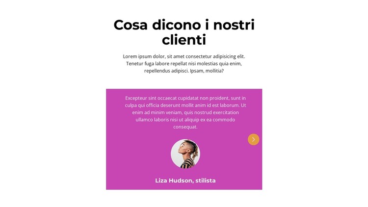 Problema di lavoro Modello HTML