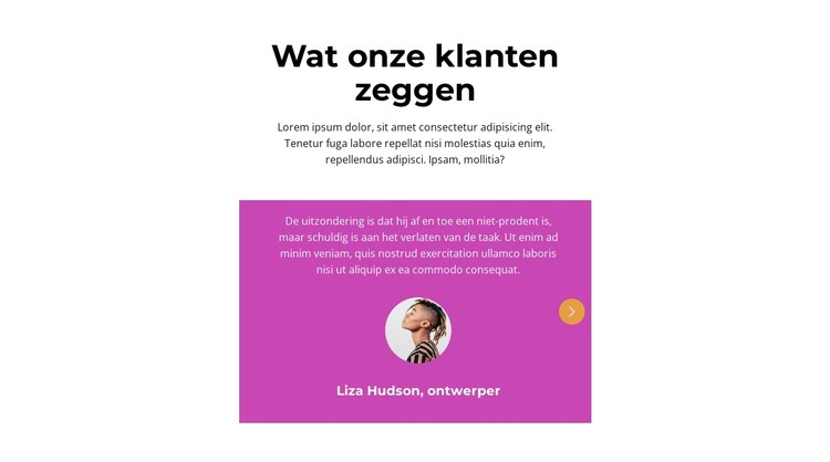 Baan probleem CSS-sjabloon