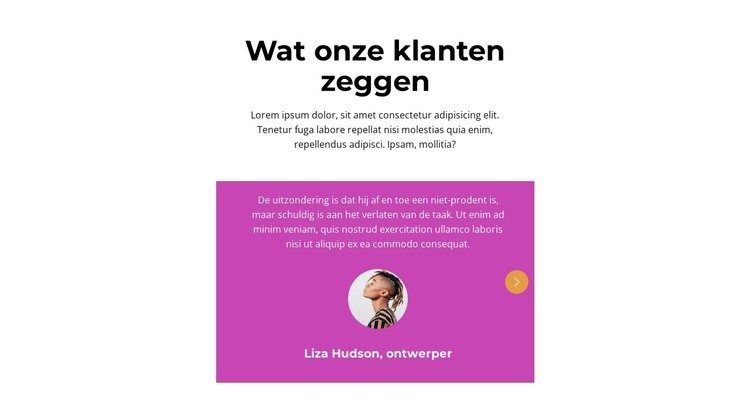 Baan probleem HTML-sjabloon