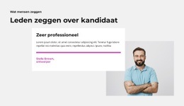 Lid Bij Congrespartij Pagina-Indelingen