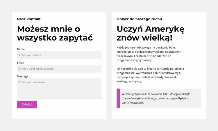 Wysoce profesjonalny Makieta strony internetowej