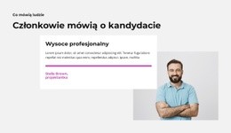 Członek Partii Kongresowej - Nowoczesna Strona Docelowa