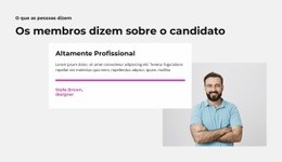 Membro Do Partido Do Congresso - HTML Website Builder