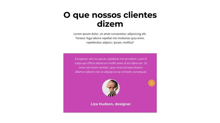 Problema de trabalho Construtor de sites HTML