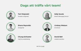 Dags Att Träffa Vårt Kreativa Team