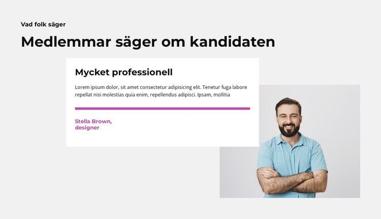 Medlem i kongresspartiet Hemsidedesign